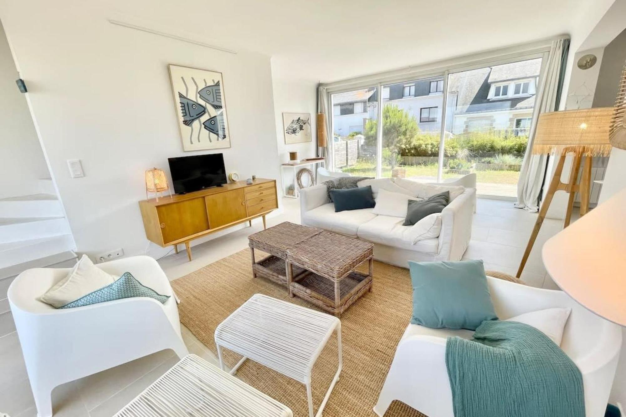 Maison Ultra Coconning Jardin Face Aux Plages Ploemeur
